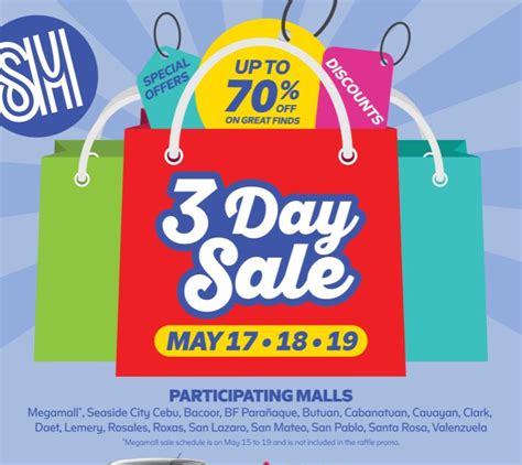 Manila Shopper: Great Savings at SM Malls & SM Stores' 3.